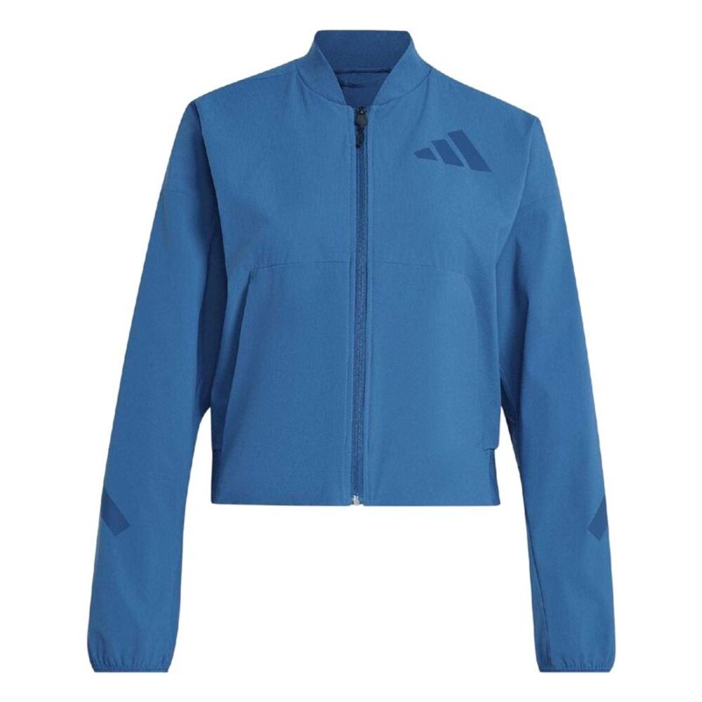 Adidas Womens/Ladies Z.N.E. Structured Bomber Jacket / Dusky Blue